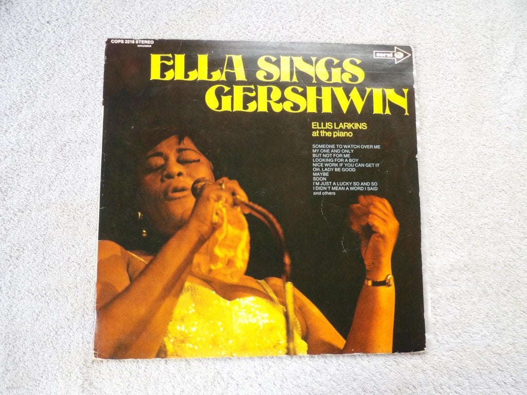 Ella Fitzgerald - Ella sings Gershwin ( italy ), LP, Zo goed als nieuw, 12 inch, Jazz