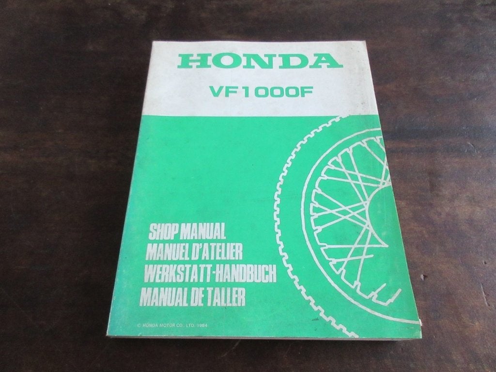 Honda VF1000F manual werkplaatshandboek, Ophalen of Verzenden, Honda
