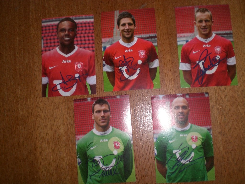 5  spelerskaarten FC Twente  2012 2013, Ophalen of Verzenden, Zo goed als nieuw, F.C. Twente, Spelerskaart