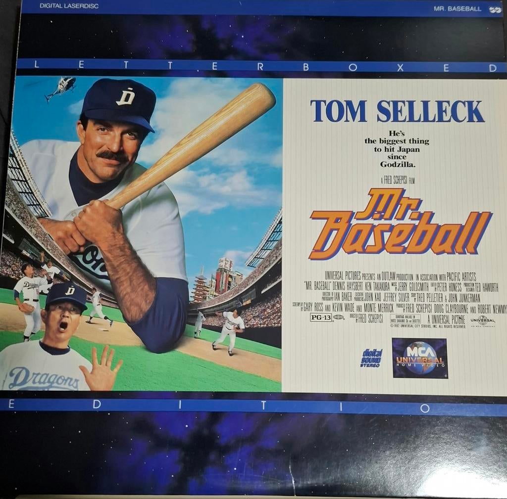 Laserdisc mr. Baseball tom selleck, Cd's en Dvd's, Alle leeftijden, Ophalen of Verzenden, Zo goed als nieuw