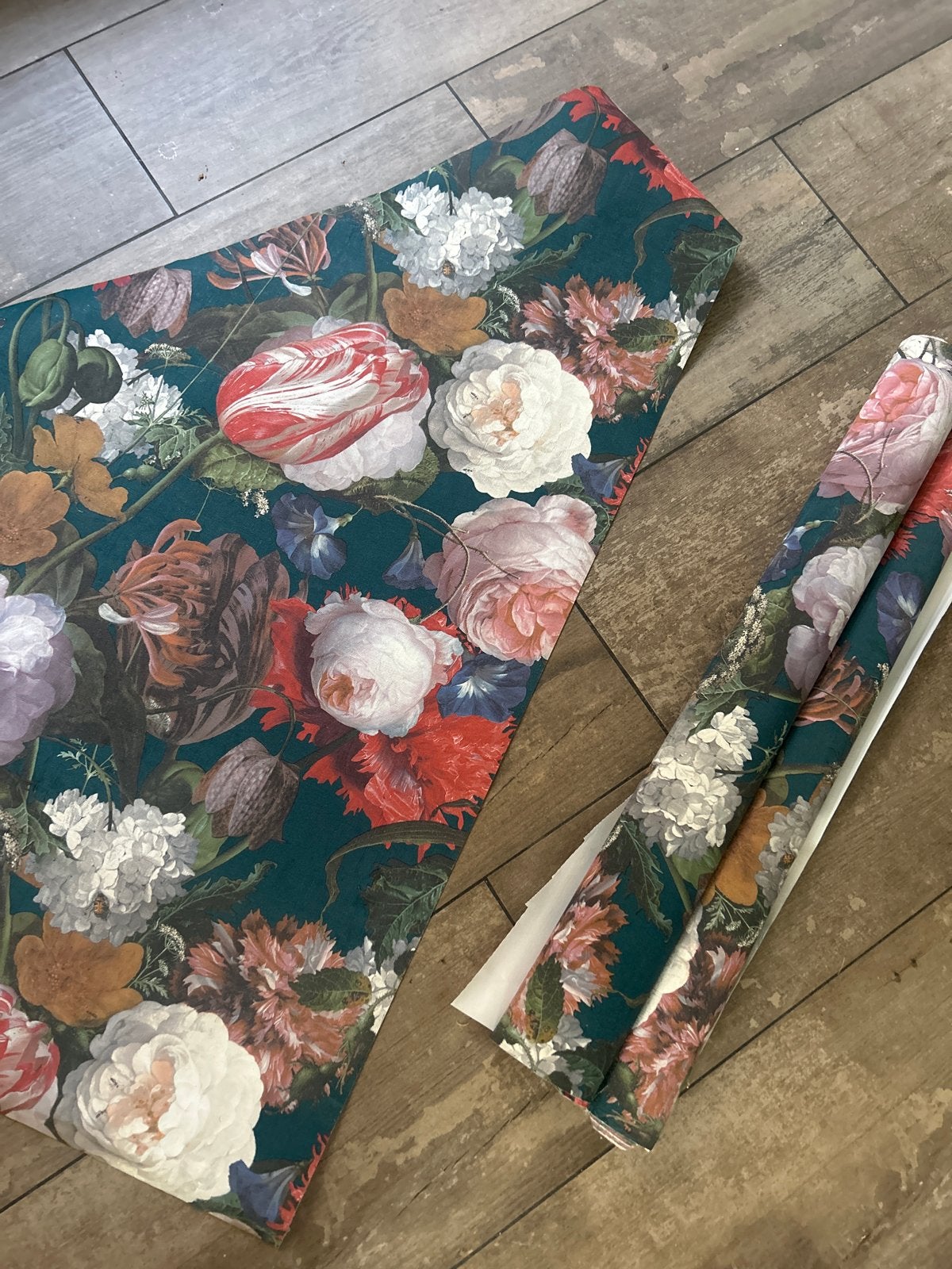 Eijffinger bloemen vliesbehang - vintage look, Bloemen, Overige merken, Ophalen of Verzenden, Vintage/retro
