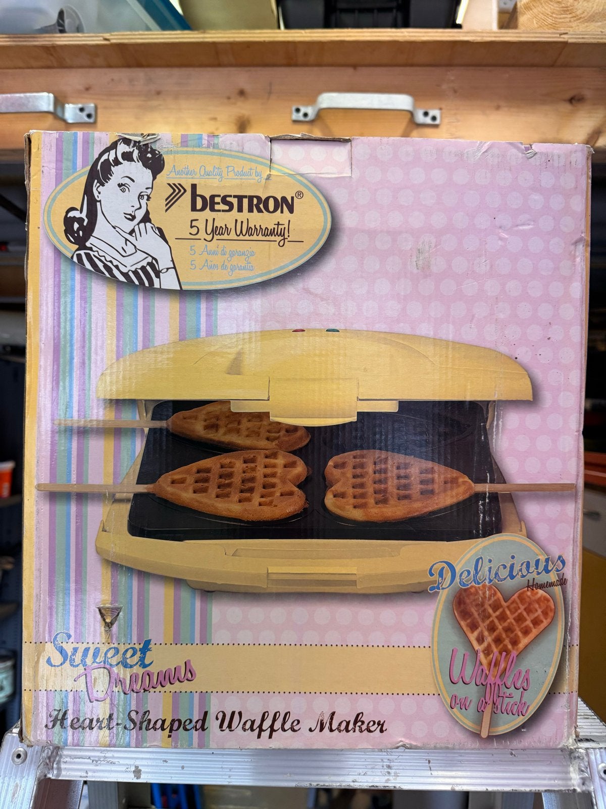 Bestron wafelijzer, nieuw in doos, Ophalen of Verzenden, Nieuw