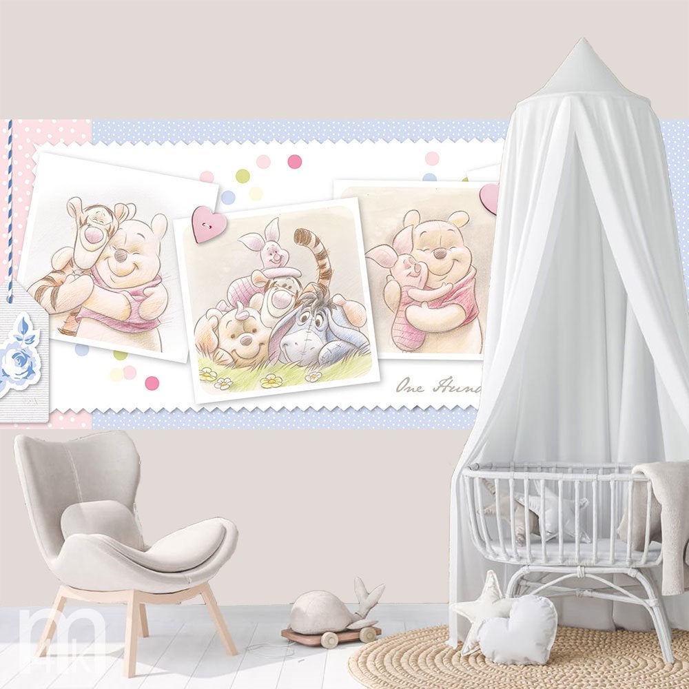 Winnie the Pooh VLIES behang Hugs H, Babykamer behang Poeh, Verzenden, Nieuw