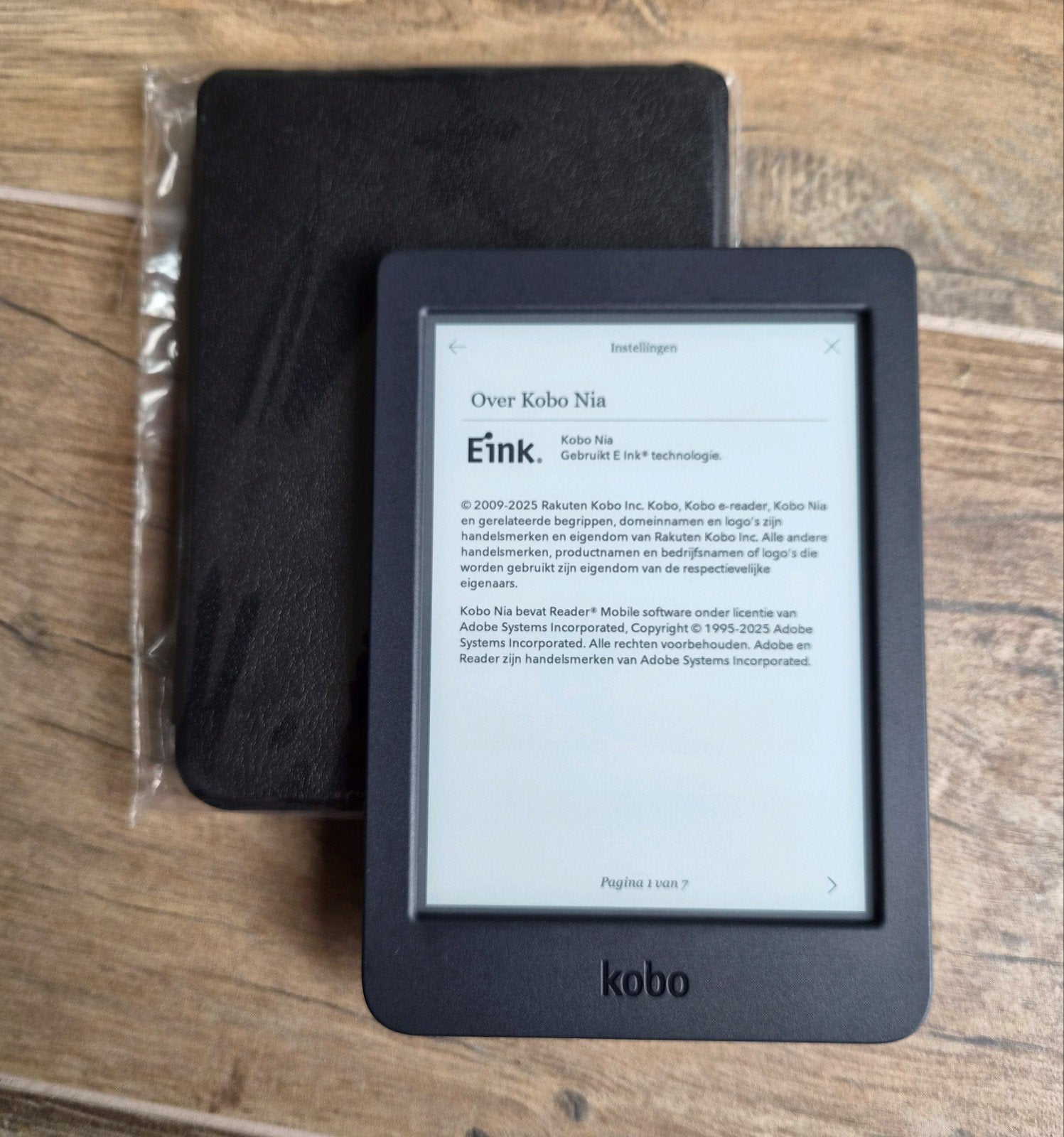 zgan Kobo Nia ereader met nieuw hoesje, Computers en Software, OBELIS SA, Generaal Wahislaan 53,Brussel, Rakuten Kobo Inc, 6 inch of minder