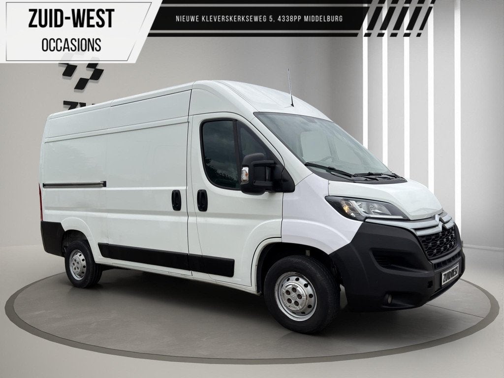 Citroen Jumper 30 2.2 BlueHDi 140 L2H2 Club Airco Camera, Voorwielaandrijving, Stof, Gebruikt, Euro 6