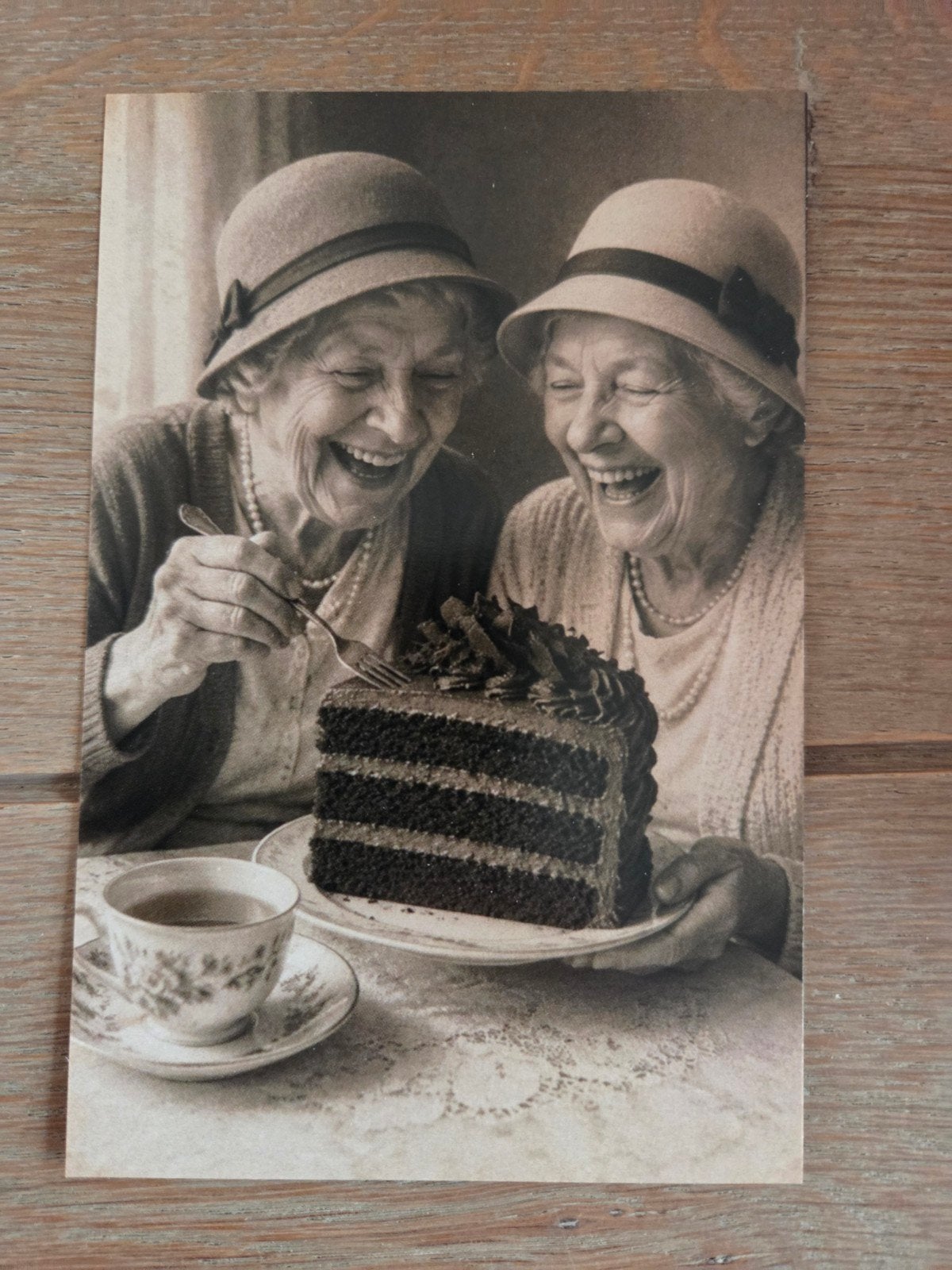 DAMES TAART, Ophalen