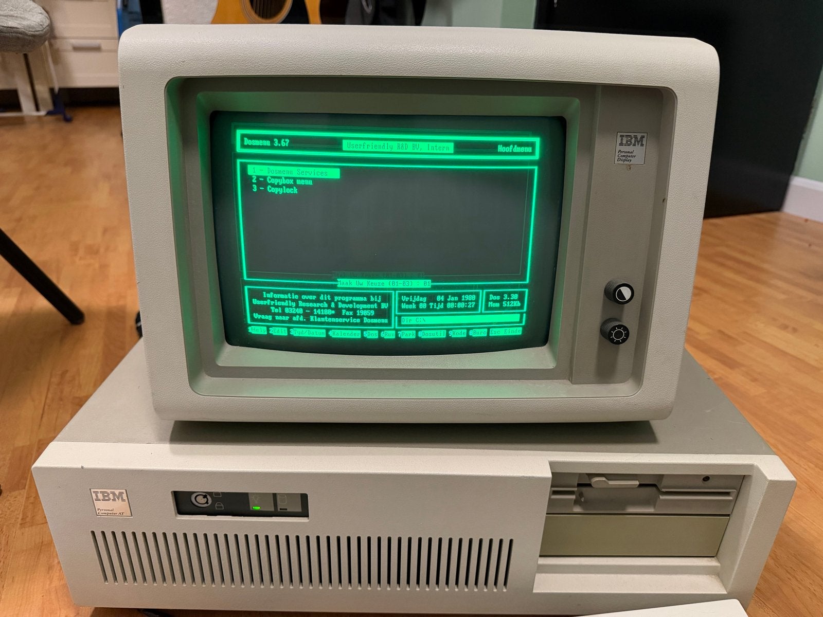 IBM 5170 AT - Vroege type 1 versie Compleet, Computers en Software, Ophalen
