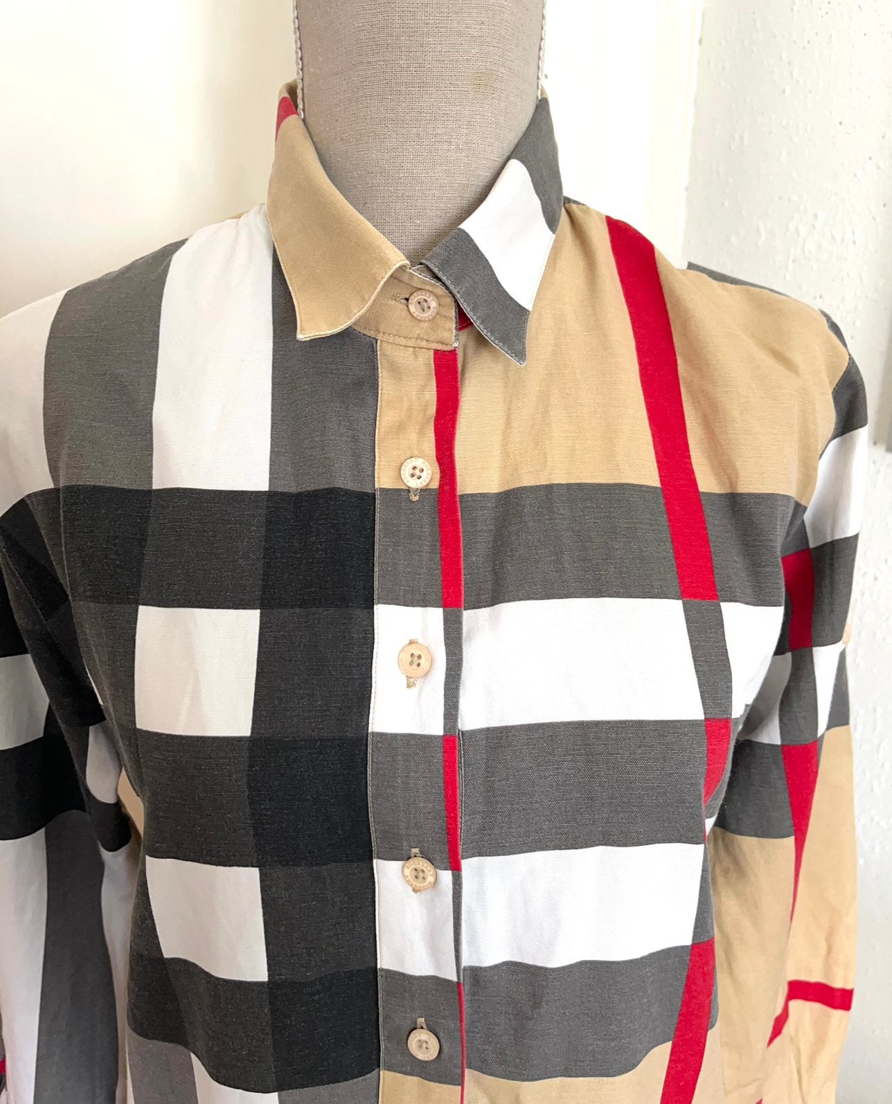 Burberry blouse maat 40(dmv), Ophalen of Verzenden, Zo goed als nieuw, Maat 38/40 (M), Overige kleuren