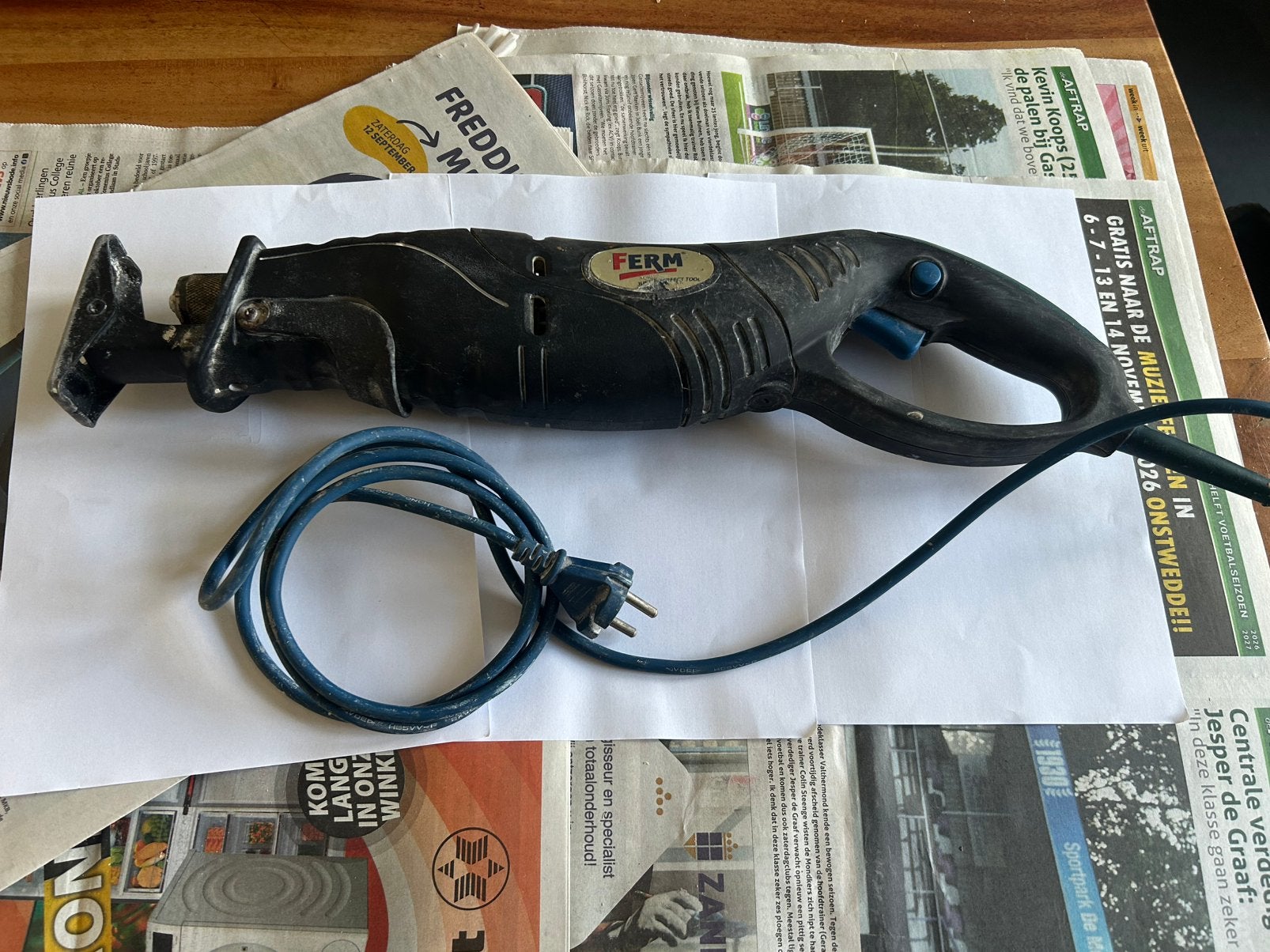 Ferm FRS-600D recipro, Ophalen of Verzenden, Zo goed als nieuw