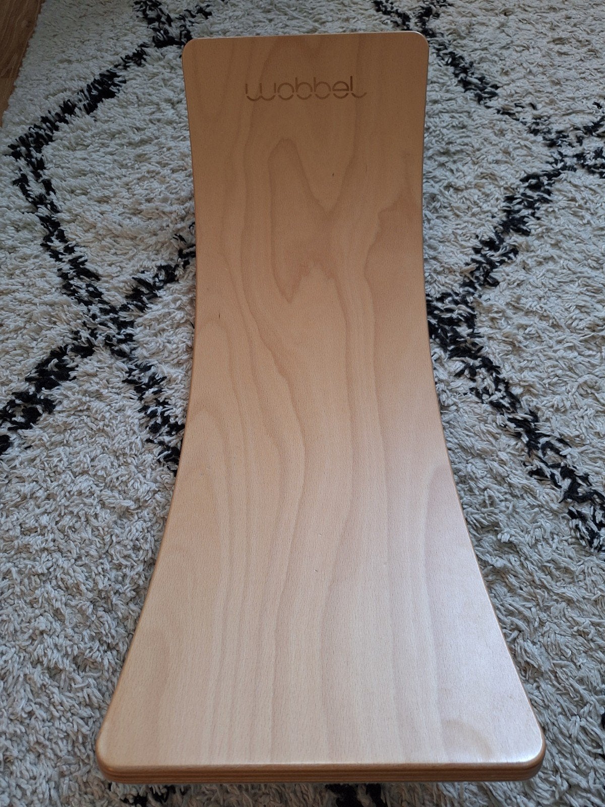 Wobbel Board met blauw vilt - Balansbord voor kinderen, Ophalen, Jongen of Meisje