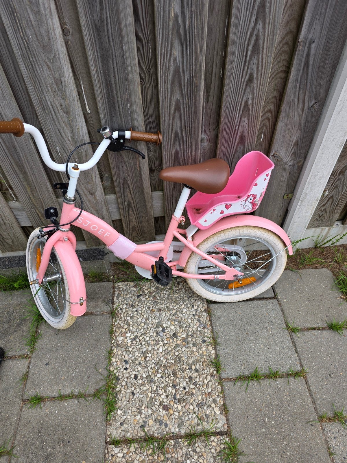 16 inch fiets (met zijwielen), Ophalen of Verzenden, Gebruikt, 16 tot 20 inch