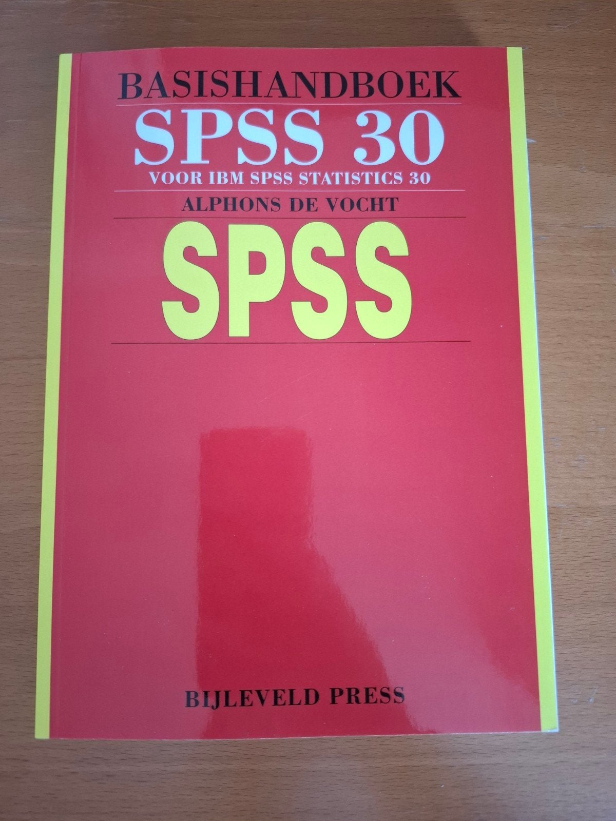 Alphons de Vocht - Basishandboek SPSS 30, Programmeertaal of Theorie, Nieuw, Ophalen of Verzenden, Alphons de Vocht