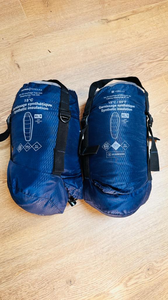 Forclaz MT500 trekking slaapzak, Ophalen, Zo goed als nieuw