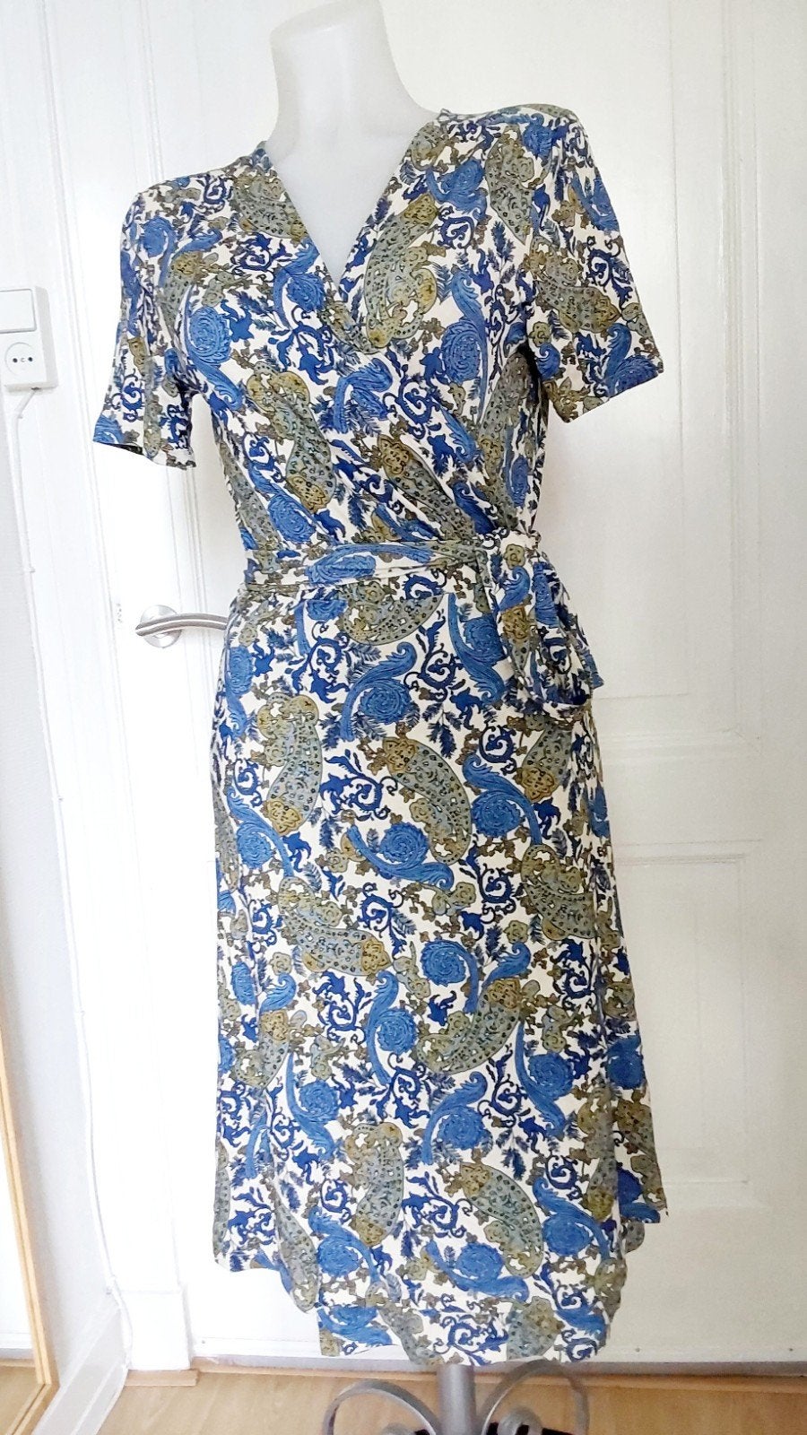 Leuke Geisha overslag jurk maat S nieuw, Geisha, Blauw, Nieuw, Ophalen of Verzenden