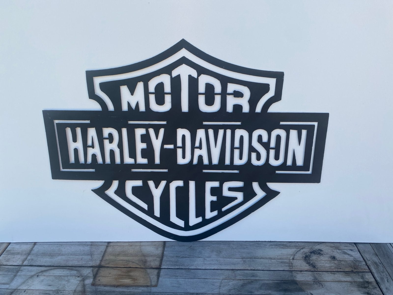 Harley-Davidson Motor Cycles metalen wanddecoratie, Ophalen, Nieuw, Motoren