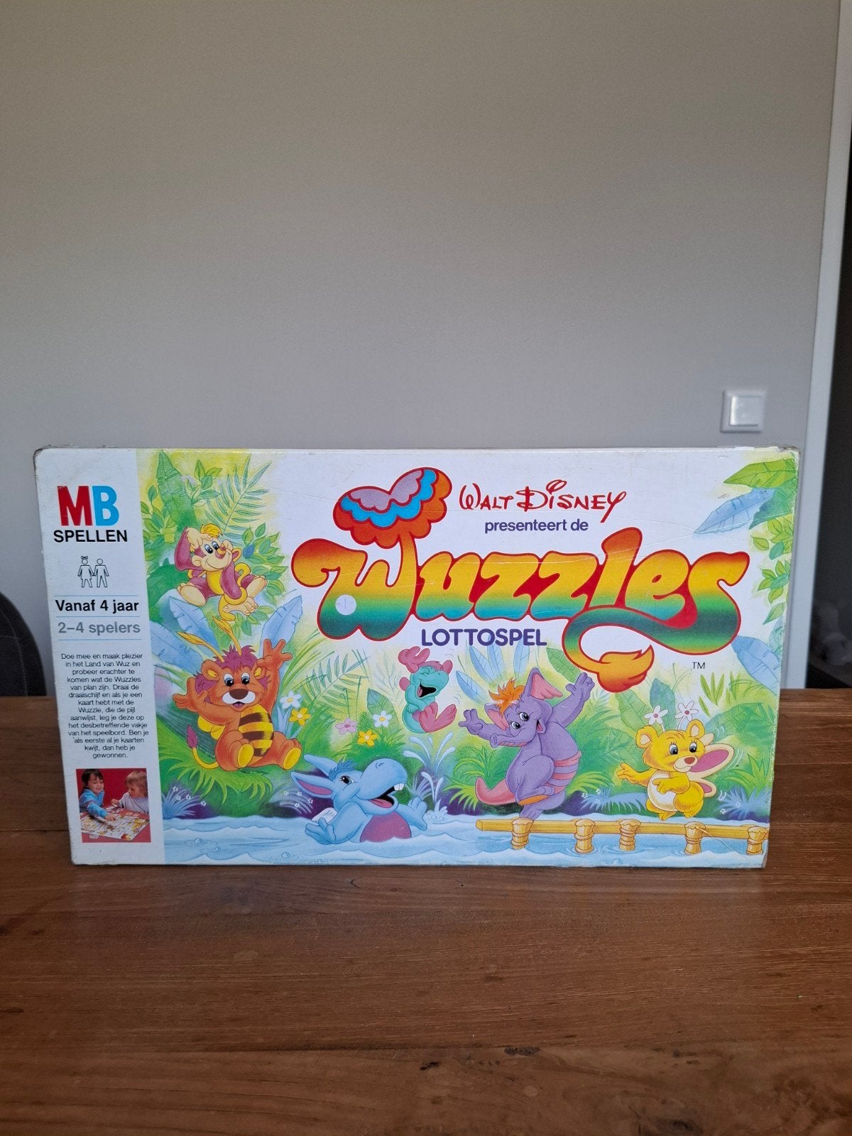 Walt Disney's Wuzzles Lottospel - Compleet, Drie of vier spelers, Ophalen of Verzenden, Gebruikt, MB Spellen