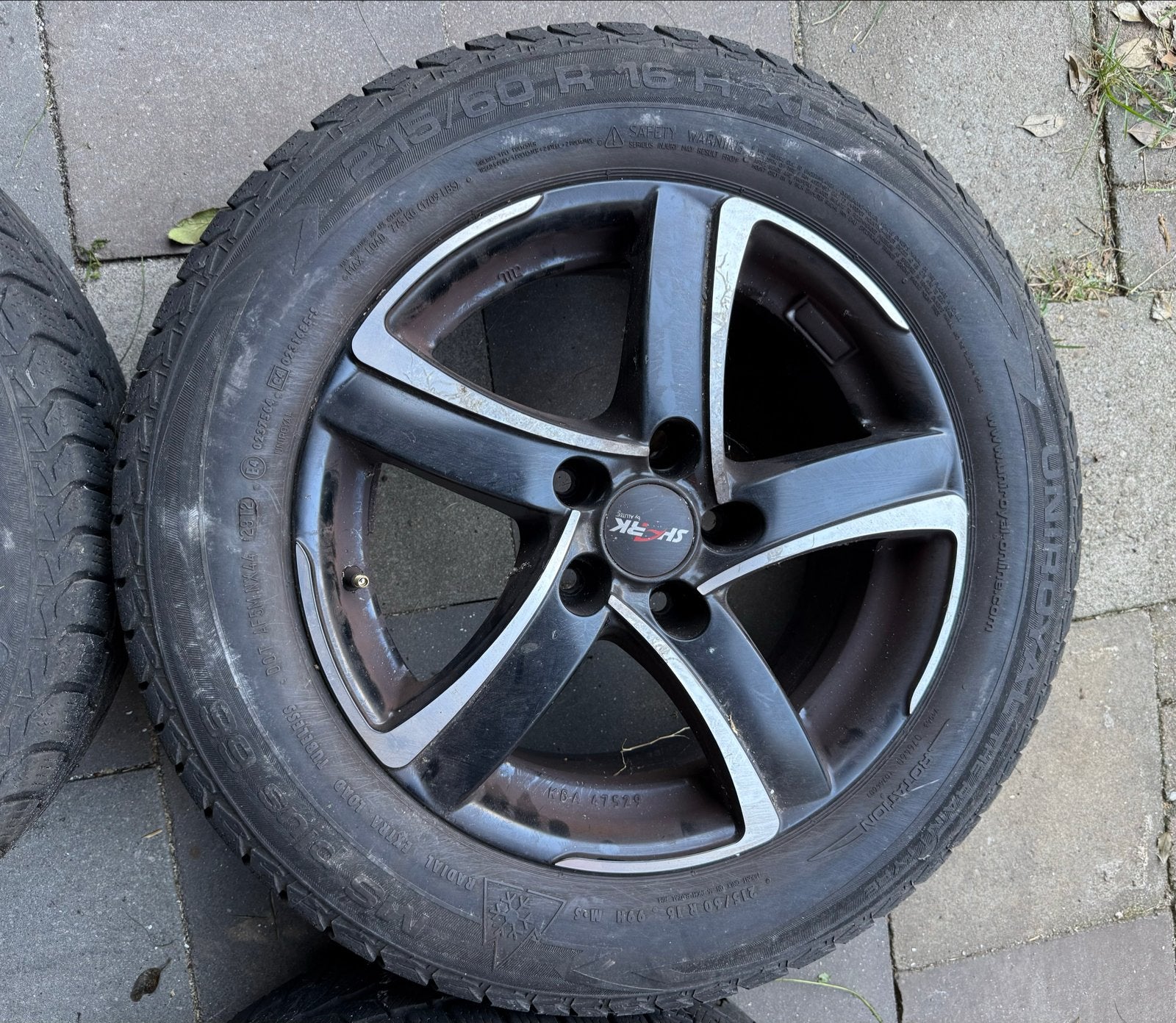 Auto Velgen alutec gebruikt  215/60 R16. Opel zafira tourer, Ophalen of Verzenden, Gebruikt
