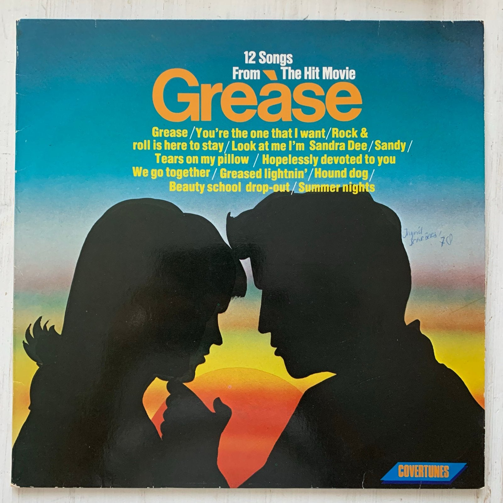 Grease Soundtrack LP - 12 Songs From The Hit Movie, Ophalen, LP, Film en Theater, Zo goed als nieuw