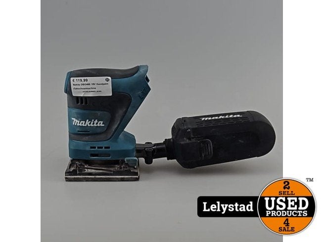 Makita DBO480 18V Handpalm Vlakschuurmachine 1 Accu &Oplader, Doe-het-zelf en Verbouw, Gereedschap | Schuurmachines, Makita, Gebruikt