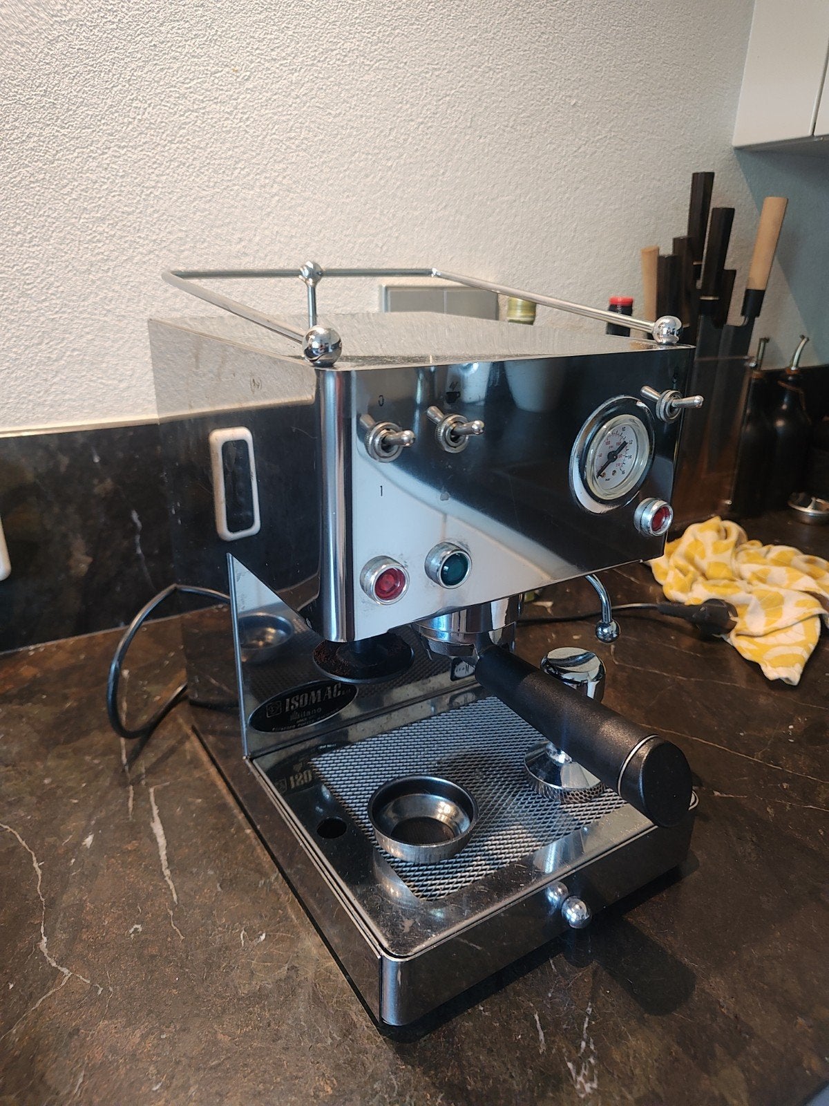 isomac super giada espresso machine, Witgoed en Apparatuur, Ophalen, Refurbished, Espresso apparaat