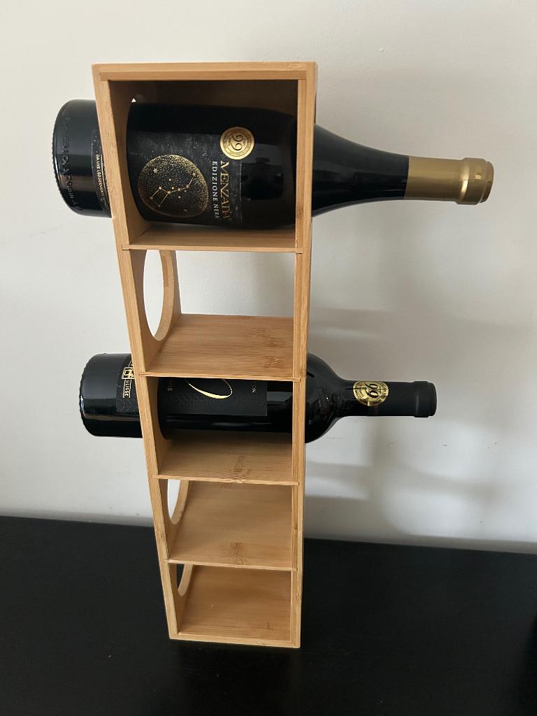 wine rack wijnrek, Huis en Inrichting, Woonaccessoires | Wijnrekken, Ophalen of Verzenden, Zo goed als nieuw, Hout, 5 tot 15 flessen