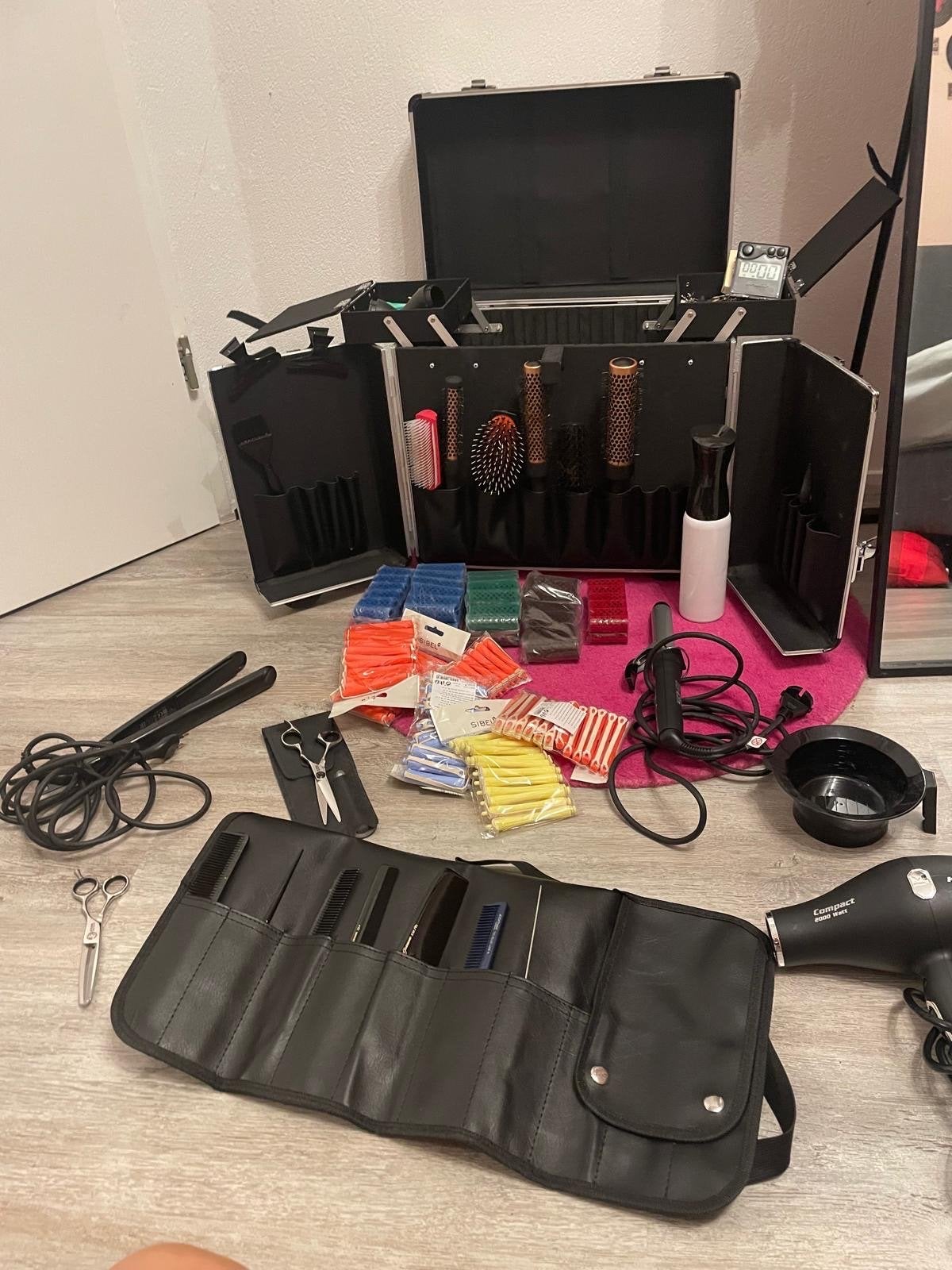 Complete Kappersset met Trolleykoffer en Tools, Ophalen, Gebruikt, Overige typen