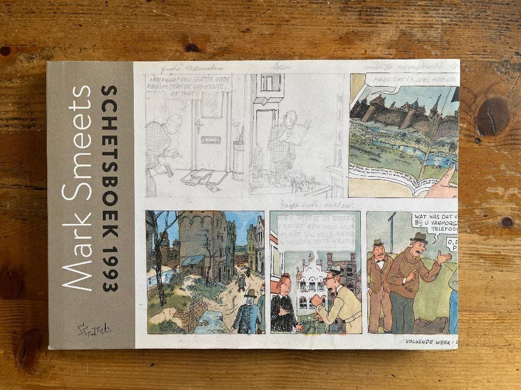 Mark Smeets - Schetsboek 1993, Eén stripboek, Ophalen of Verzenden, Zo goed als nieuw, Mark Smeets