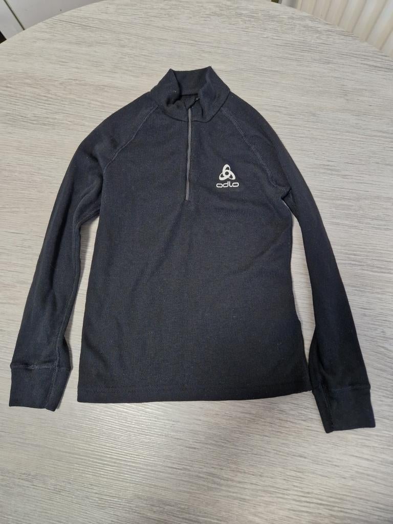 Thermo longsleeve 128 meek odlo zwart, Ophalen of Verzenden, Zo goed als nieuw, Odlo, Shirt of Longsleeve