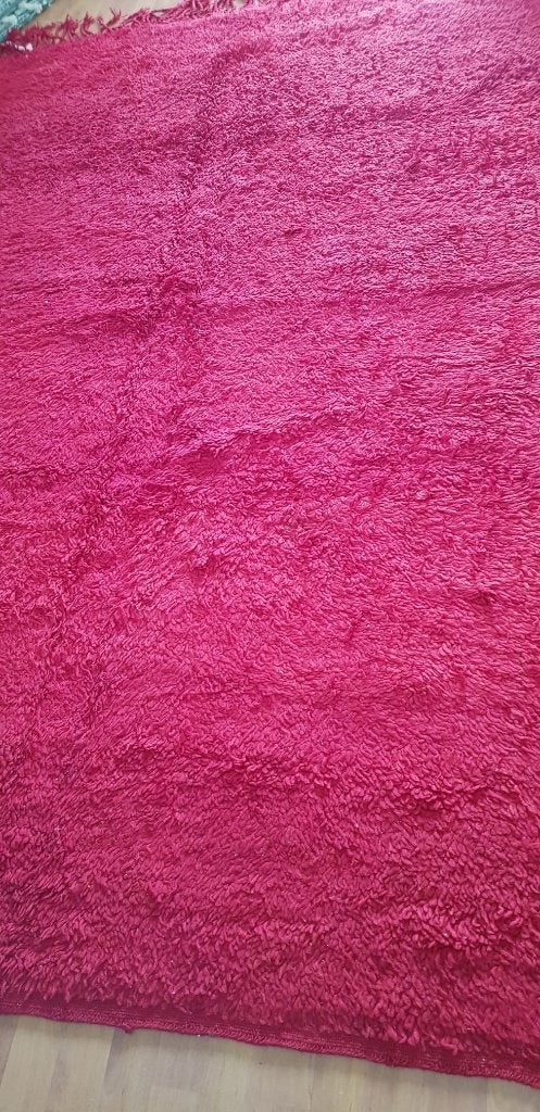 Handgeknoopt Berber kleed wol 247x178cm, 150 tot 200 cm, 200 cm of meer, Ophalen of Verzenden, Zo goed als nieuw