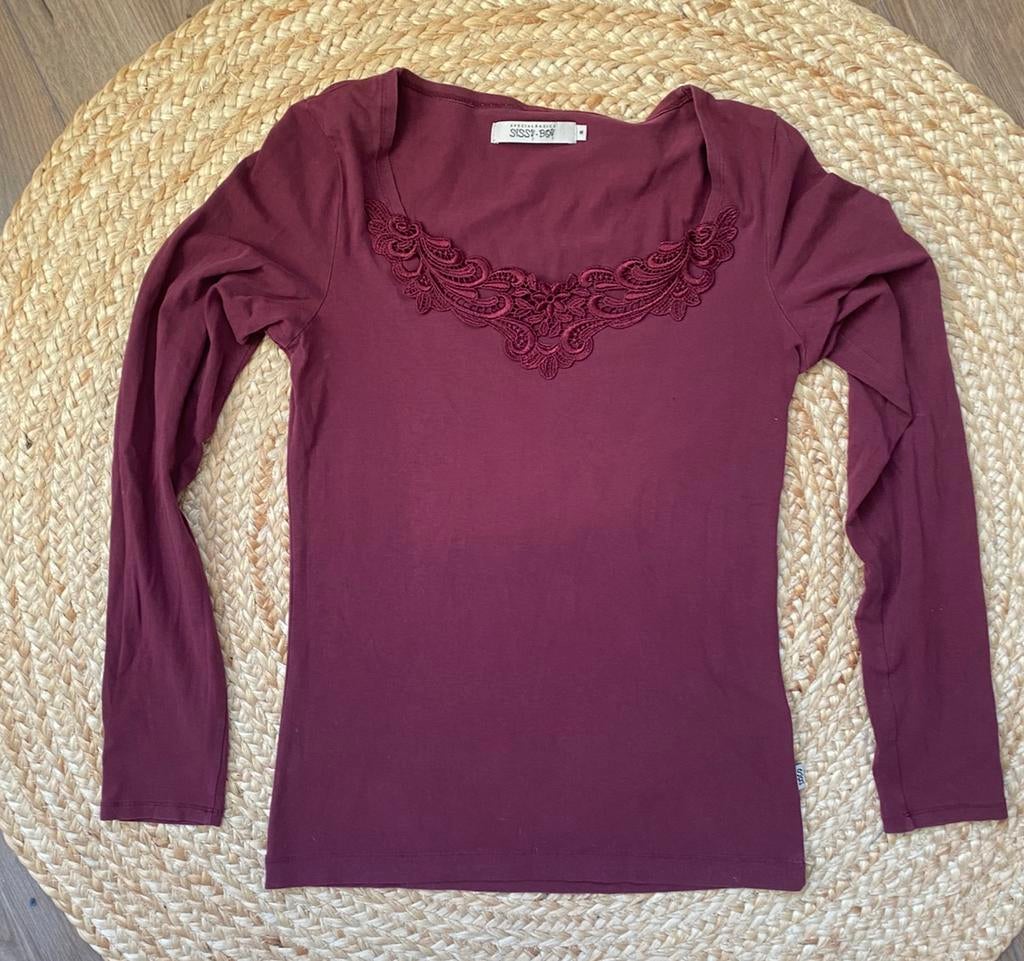 Longsleeve Sissy Boy maat M, Kleding | Dames, Tops, Maat 38/40 (M), Ophalen of Verzenden, Lange mouw, Gedragen