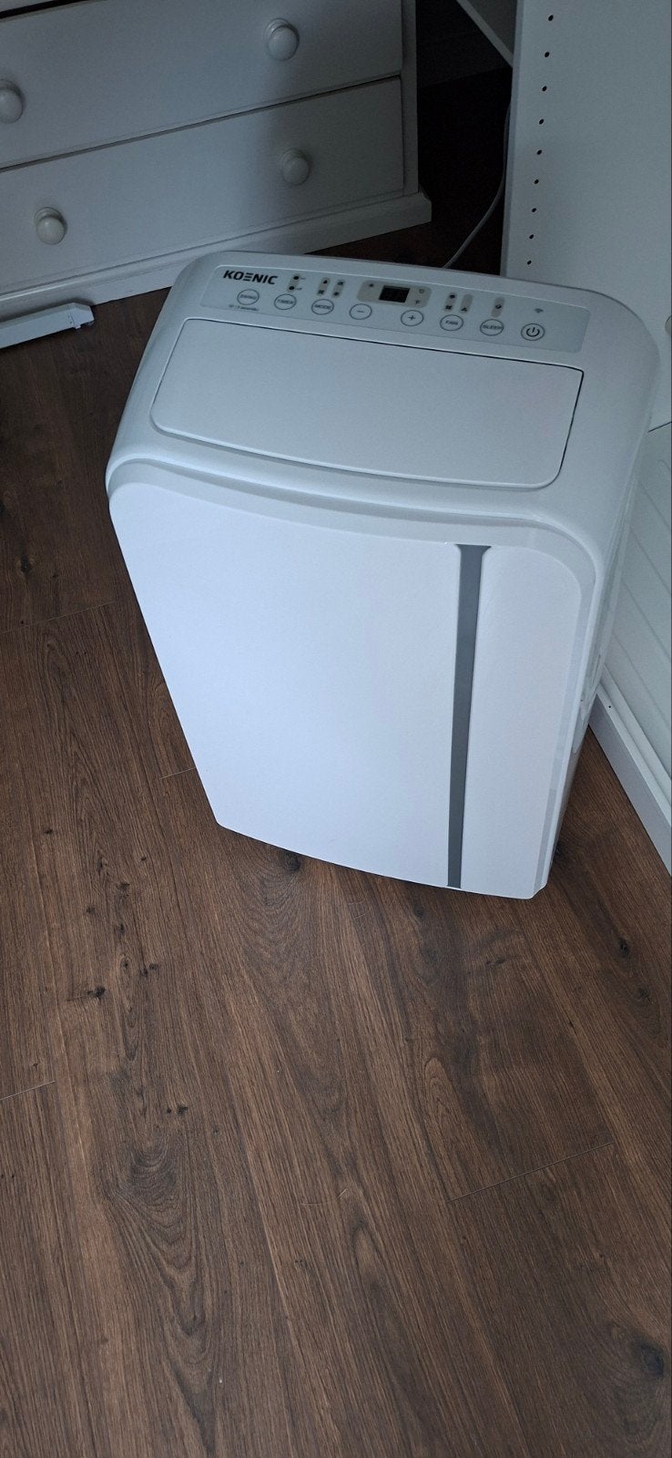 Koenic KAC 9022 WLAN Mobiele Airco - Nieuwstaat, Ophalen, Minder dan 60 m³, 3 snelheden of meer, Zo goed als nieuw