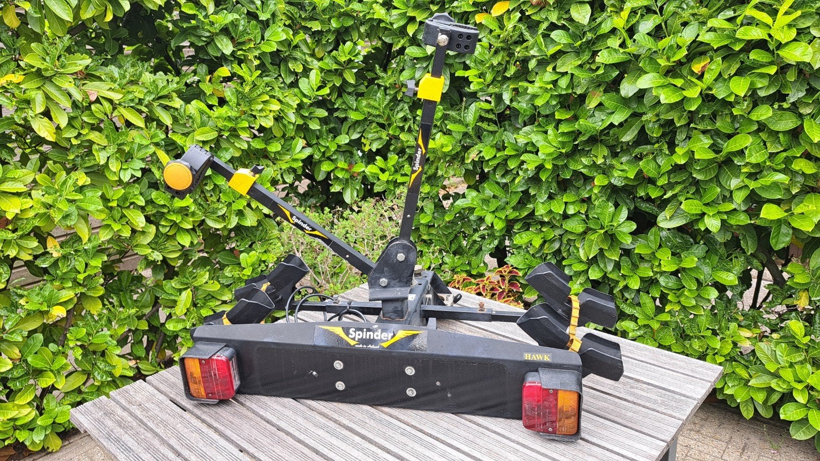 Hawk Spinder trekhaak fietsendrager voor 2 fietsen, Ophalen, 2 fietsen, Gebruikt, Trekhaakdrager