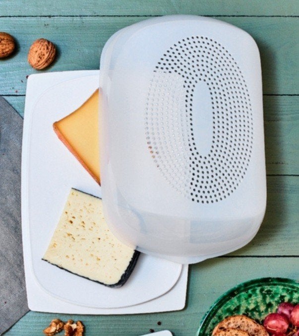 Tupperware Kaasdoos (groot) - Houdt kaas langer vers, Ophalen of Verzenden, Zo goed als nieuw