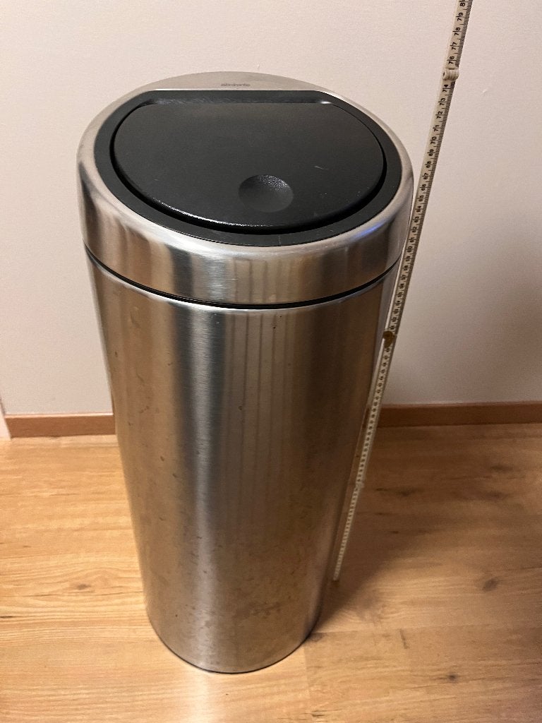 Brabantia prullenbak 30Liter, Huis en Inrichting, Ophalen, 50 – 75, Rvs, 20 tot 30 liter