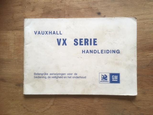 Handleiding/Instructieboekje  Vauxhall VX Serie    1976   NL, Ophalen of Verzenden