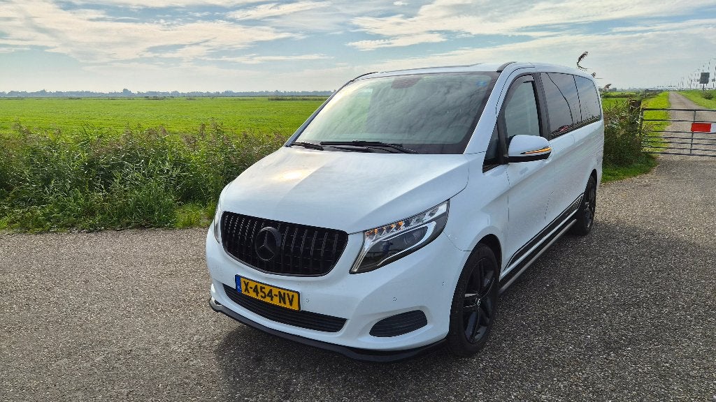 Mercedes-Benz V-Klasse 220d Lang 6-persoons, Auto's, 2000 kg, 7 stoelen, Wit, Diesel