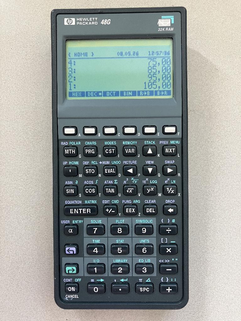 HP 48G [32k RAM] Zo goed als nieuw, Ophalen of Verzenden, Zo goed als nieuw