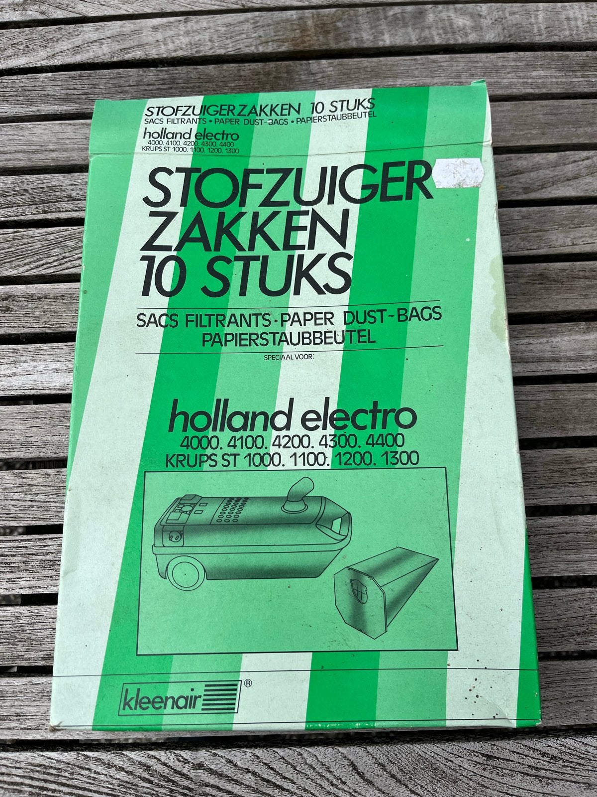 Stofzuigerzakken Kleenair Holland Electro/Krups - 7 stuks, Witgoed en Apparatuur, Verzenden, Nieuw, Stofzak, Overige merken