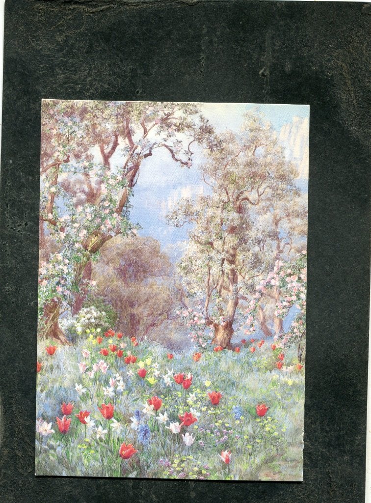 Ansicht Beatrice Parsons - Tulips in a garden, Verzenden, 1980 tot heden, Ongelopen, Overige thema's