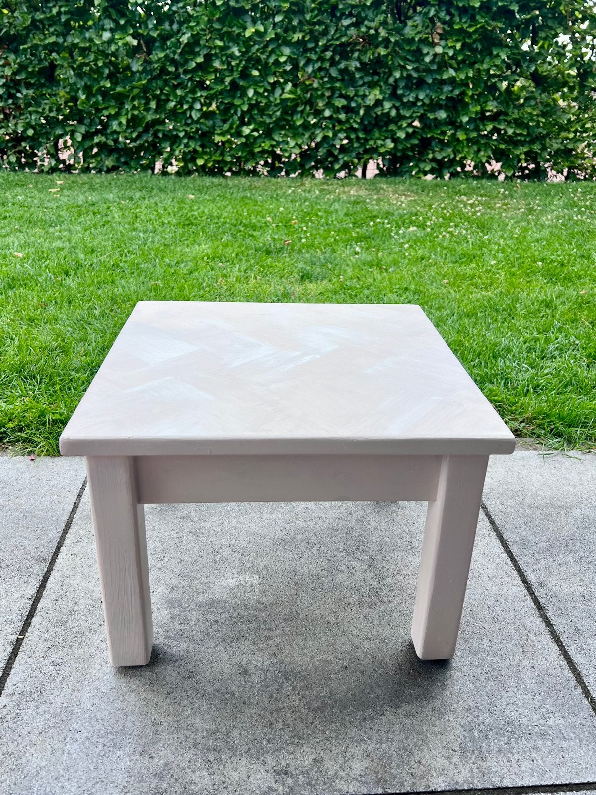 Klein vierkant tafeltje, Ophalen, Minder dan 45 cm, Minder dan 55 cm, Gebruikt