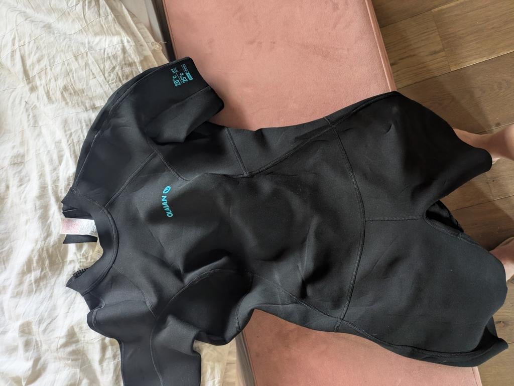 Decathlon Wetsuit Shorty maat L, warm water, 1x gebruikt, Wetsuit, Ophalen of Verzenden, Zo goed als nieuw, Decathlon