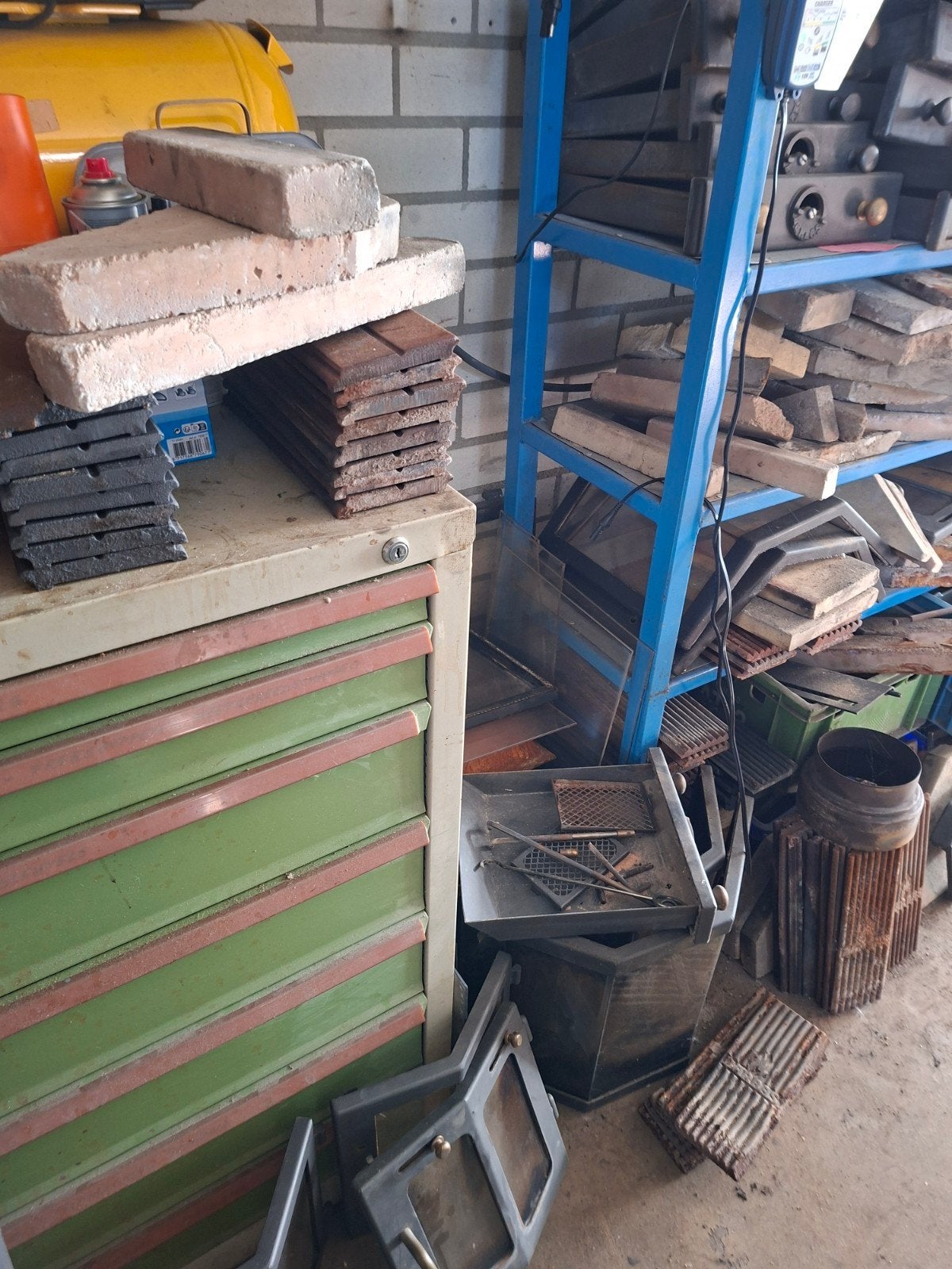 barbas kachelonderdelen, Huis en Inrichting, Ophalen, Gebruikt, Houtkachel, Inbouw