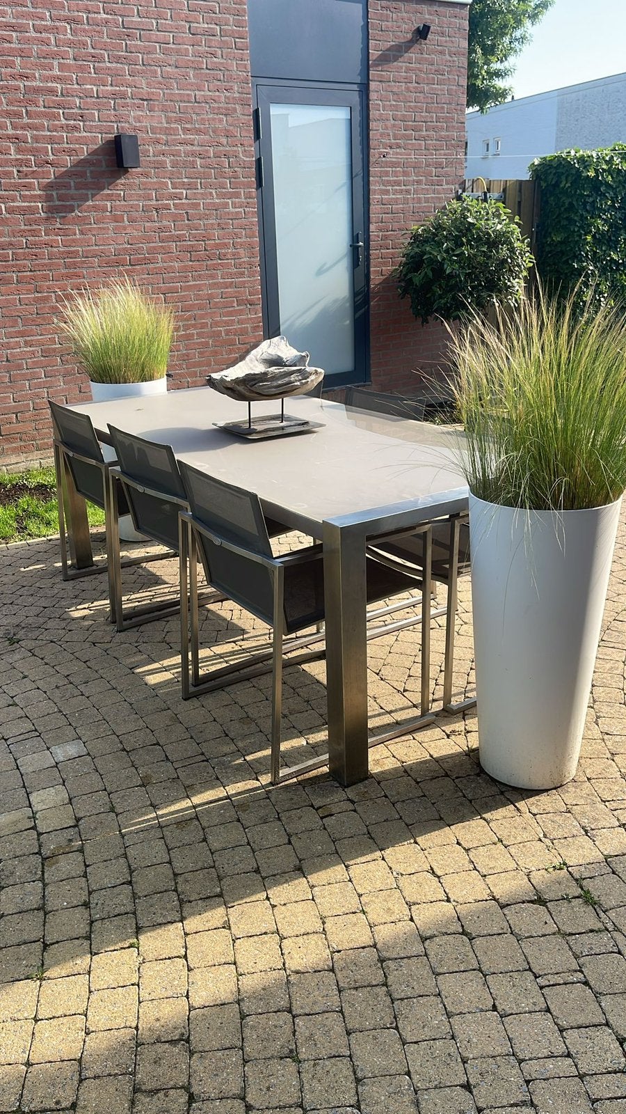 Tuinset, Tuin en Terras, Tuinsets en Loungesets, Ophalen of Verzenden, Zo goed als nieuw, Aluminium