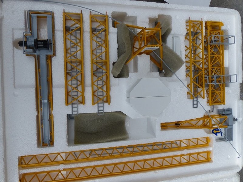 vintage POTAIN TOPKIT HOCHBAUKRAN CONRAD model bouwkraan, Ophalen of Verzenden