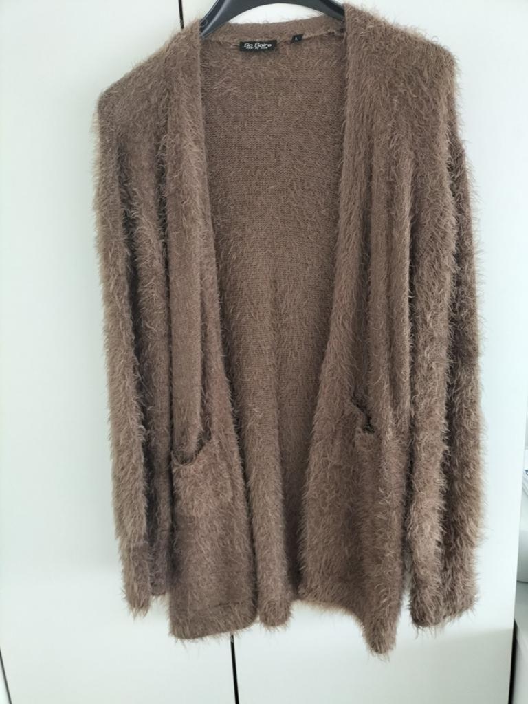 So Soire pluizig vest bruin maat L, So Soire, Bruin, Maat 42/44 (L), Ophalen of Verzenden