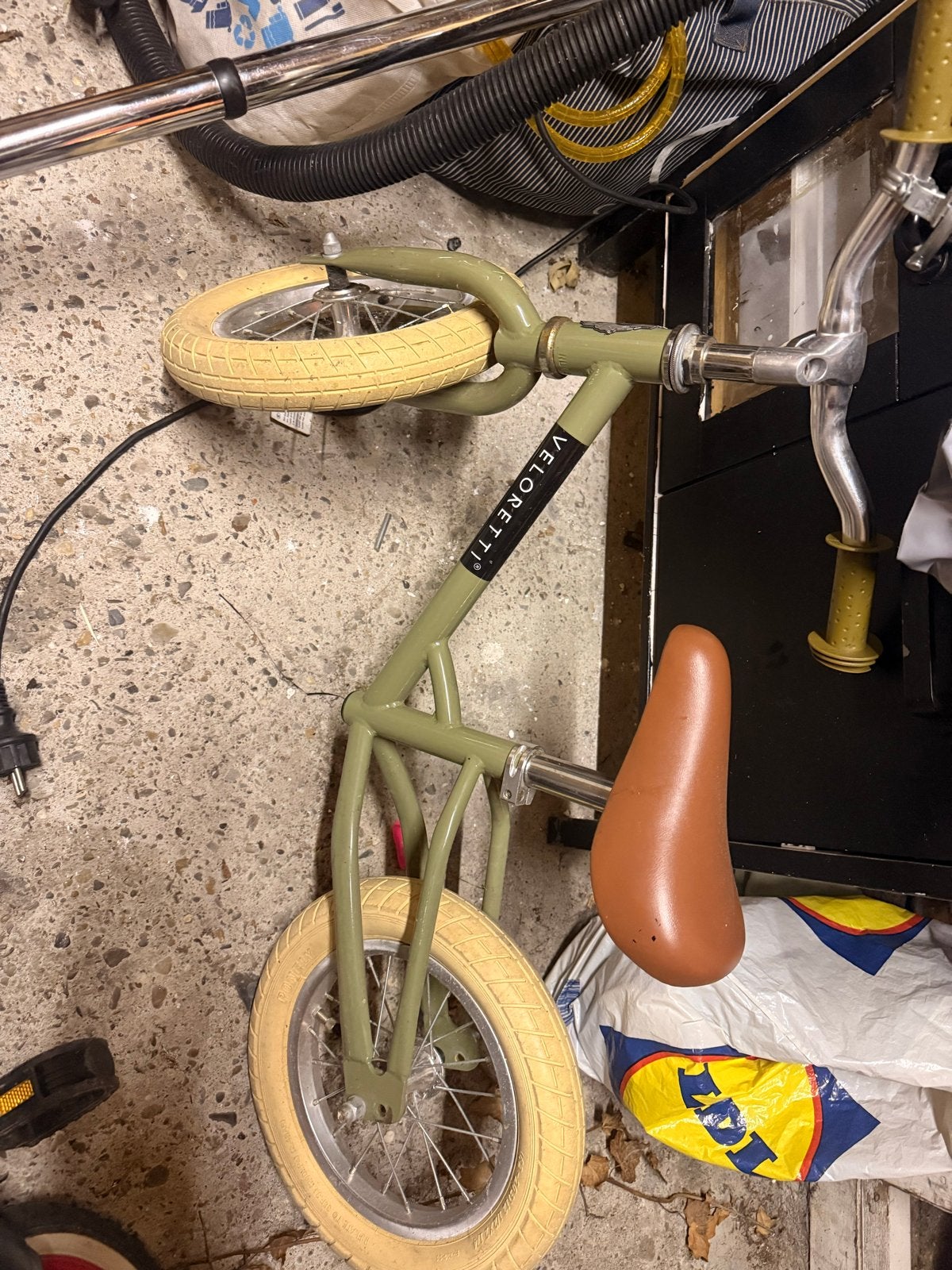 Veloretti fiets die ook als driewieler kan
