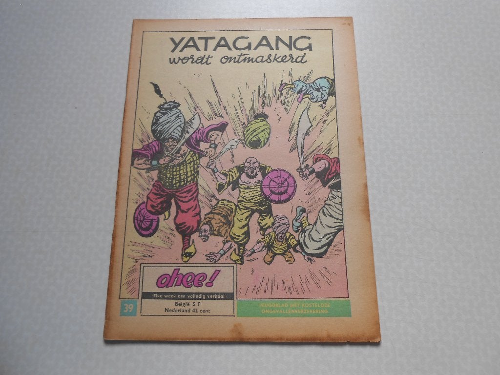 Ohee 39 Yatagang wordt ontmaskerd 1964., Boeken, Eén stripboek, Ophalen of Verzenden, Gelezen