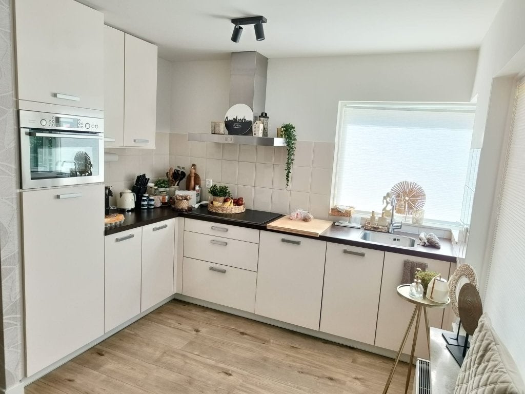 Complete hoekkeuken inclusief apparatuur, Huis en Inrichting, Keuken | Complete keukens, Ophalen, Gebruikt, Overige materialen