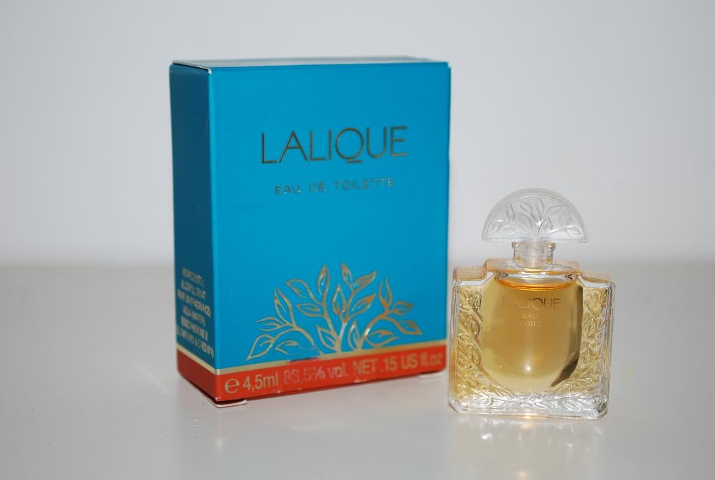 Miniatuur Lalique edt, Verzamelen, Ophalen of Verzenden, Zo goed als nieuw, Miniatuur, Gevuld