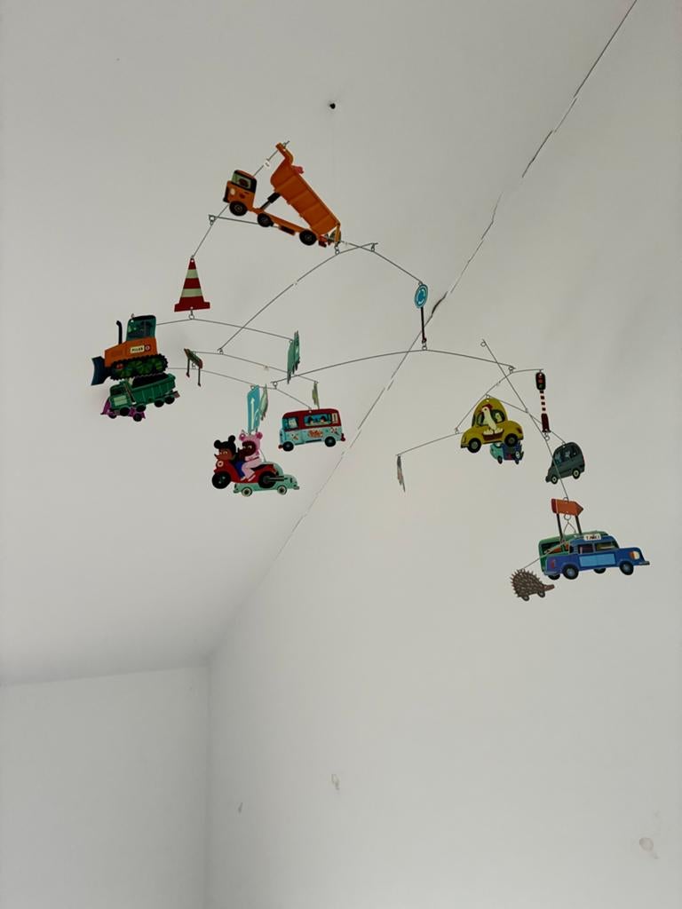 Leuke Mobiel met Voertuigen voor Kinderkamer, Ophalen of Verzenden, Zo goed als nieuw, Overige typen
